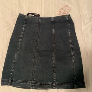 Free people jean skirt
